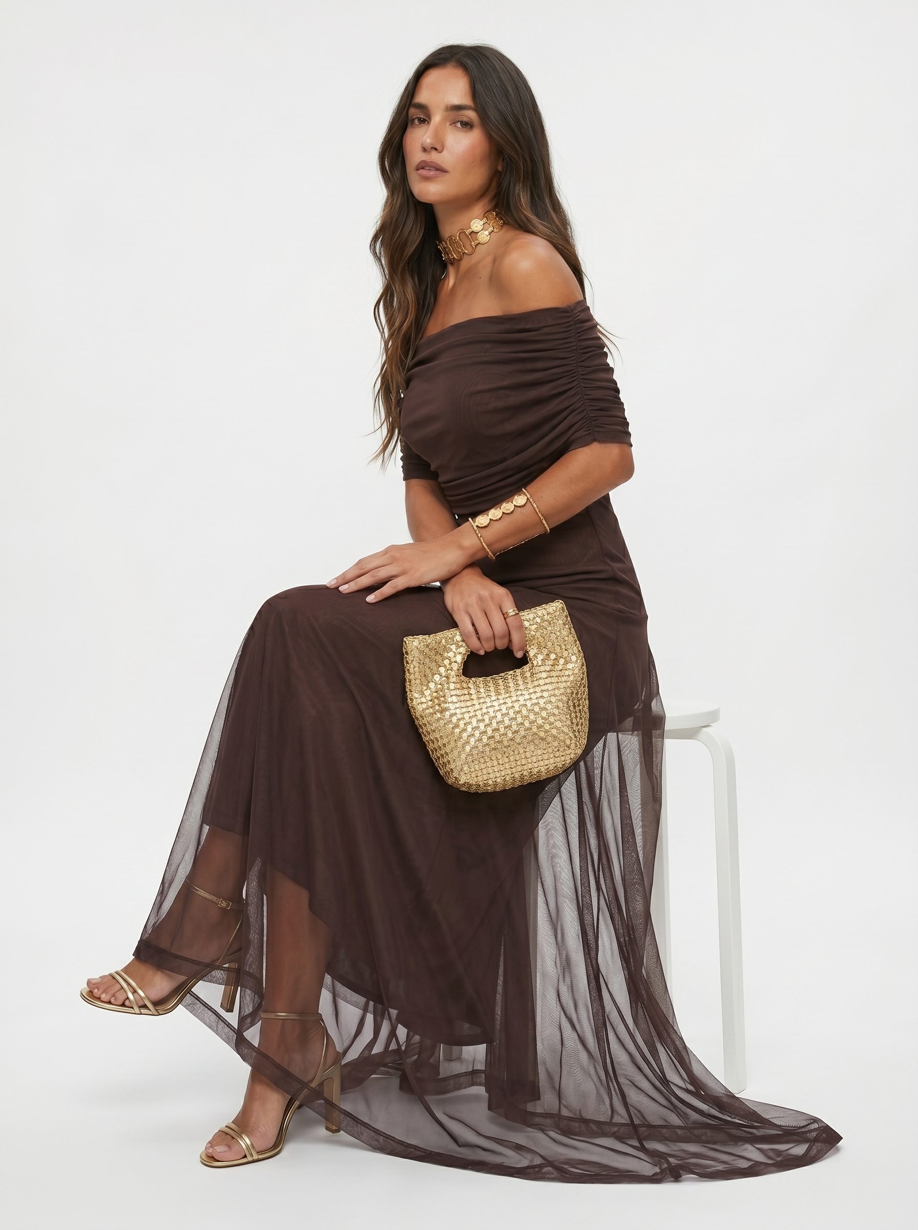 Jeanine | Robe longue élégante et épurée