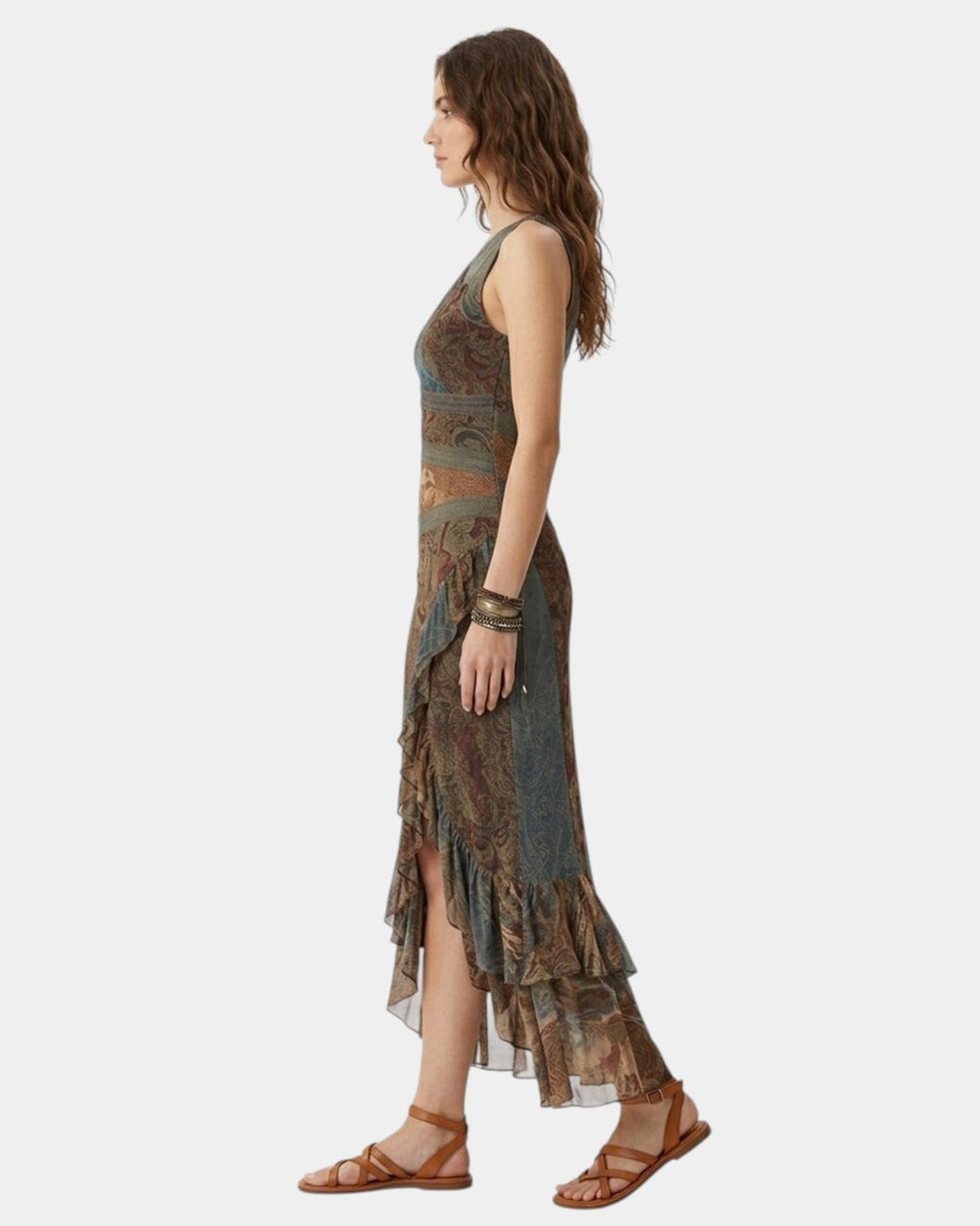 Cyrielle | Robe à imprimé ethnique