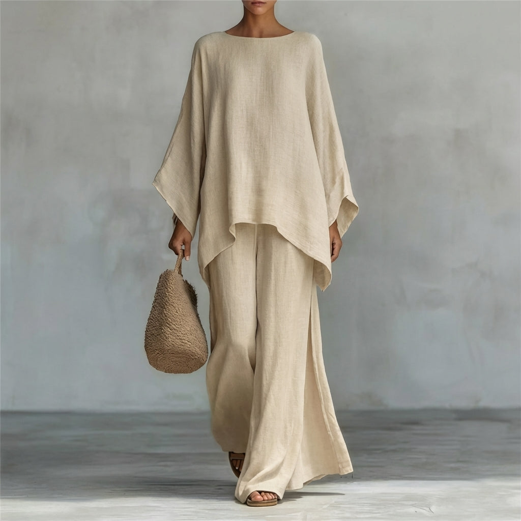 Christine™ | Ensemble Deux Pièces à manches longues et pantalon large (Copia)