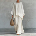 Christine | Ensemble Deux Pièces, Manches Longues, Pantalon Ample