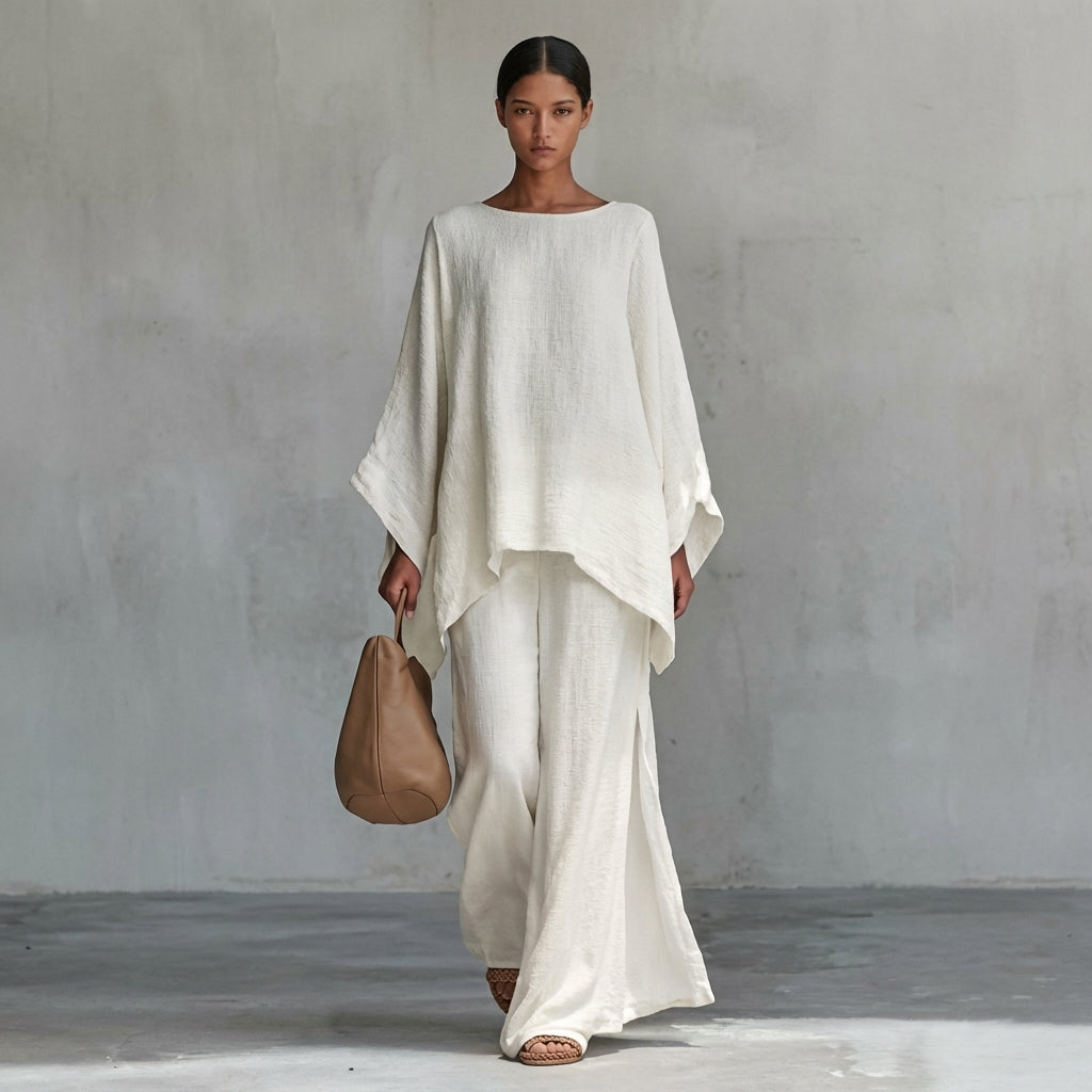 Christine™ | Ensemble Deux Pièces à manches longues et pantalon large (Copia)