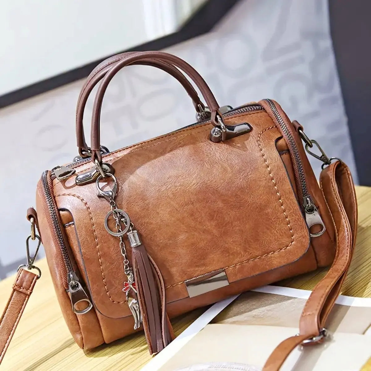 Julie™ | Borsa in Pelle Texturizzata