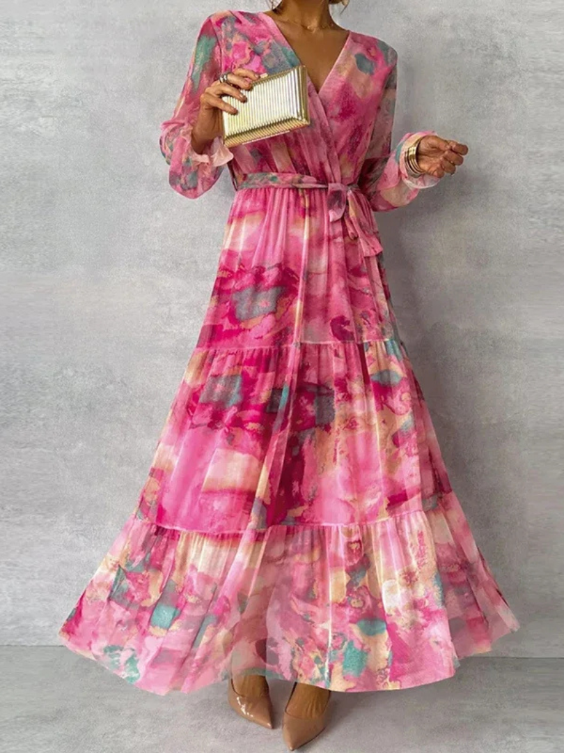Sophie | Robe élégante à imprimé fleuri