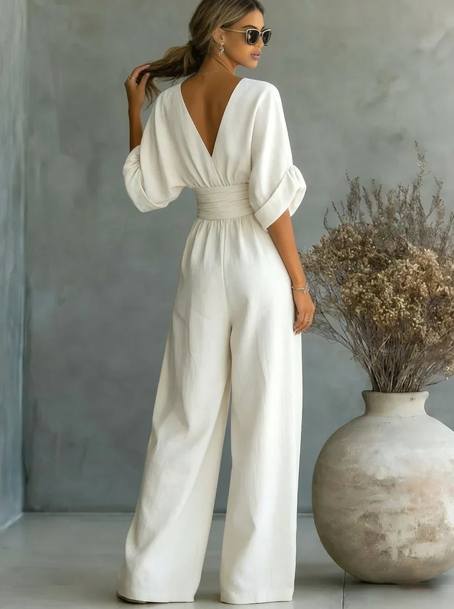 Thaïs | Combinaison essentielle à décolleté en V