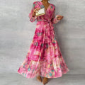 Sophie | Robe élégante à imprimé fleuri