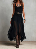 Capucine | Robe Maxi Débardeur et Jupe en Tulle (avec ceinture)
