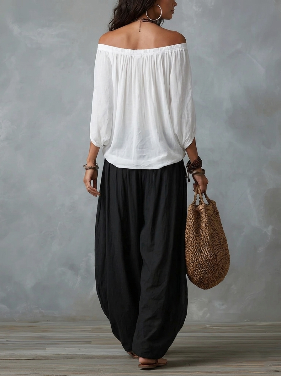 Tiphaine | Ensemble Bohème, Pantalon Ballon