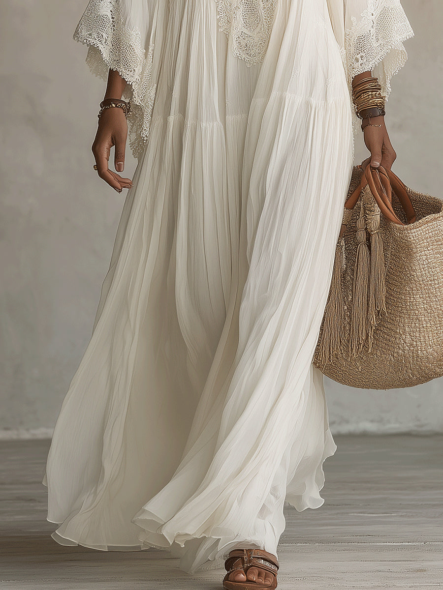 Solveig | Robe Perle Blanche