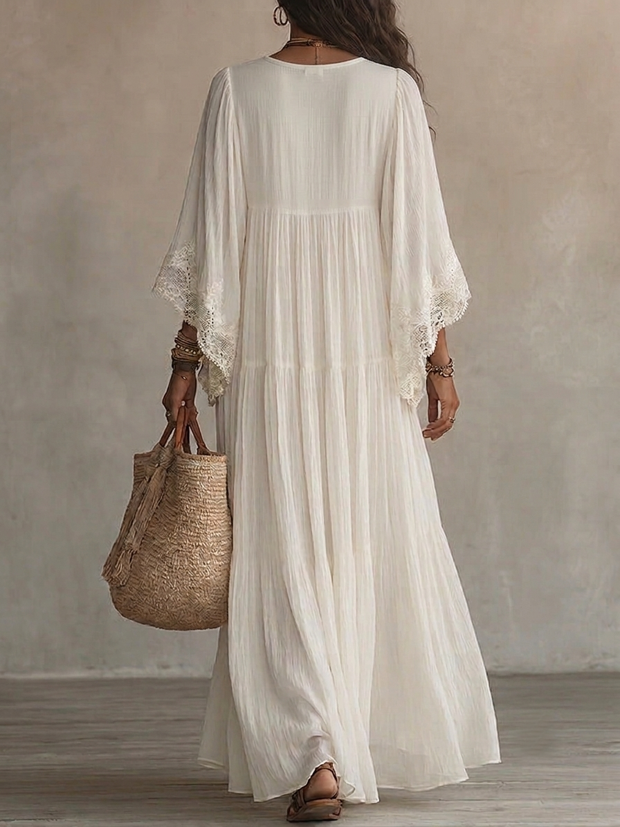 Solveig | Robe Perle Blanche
