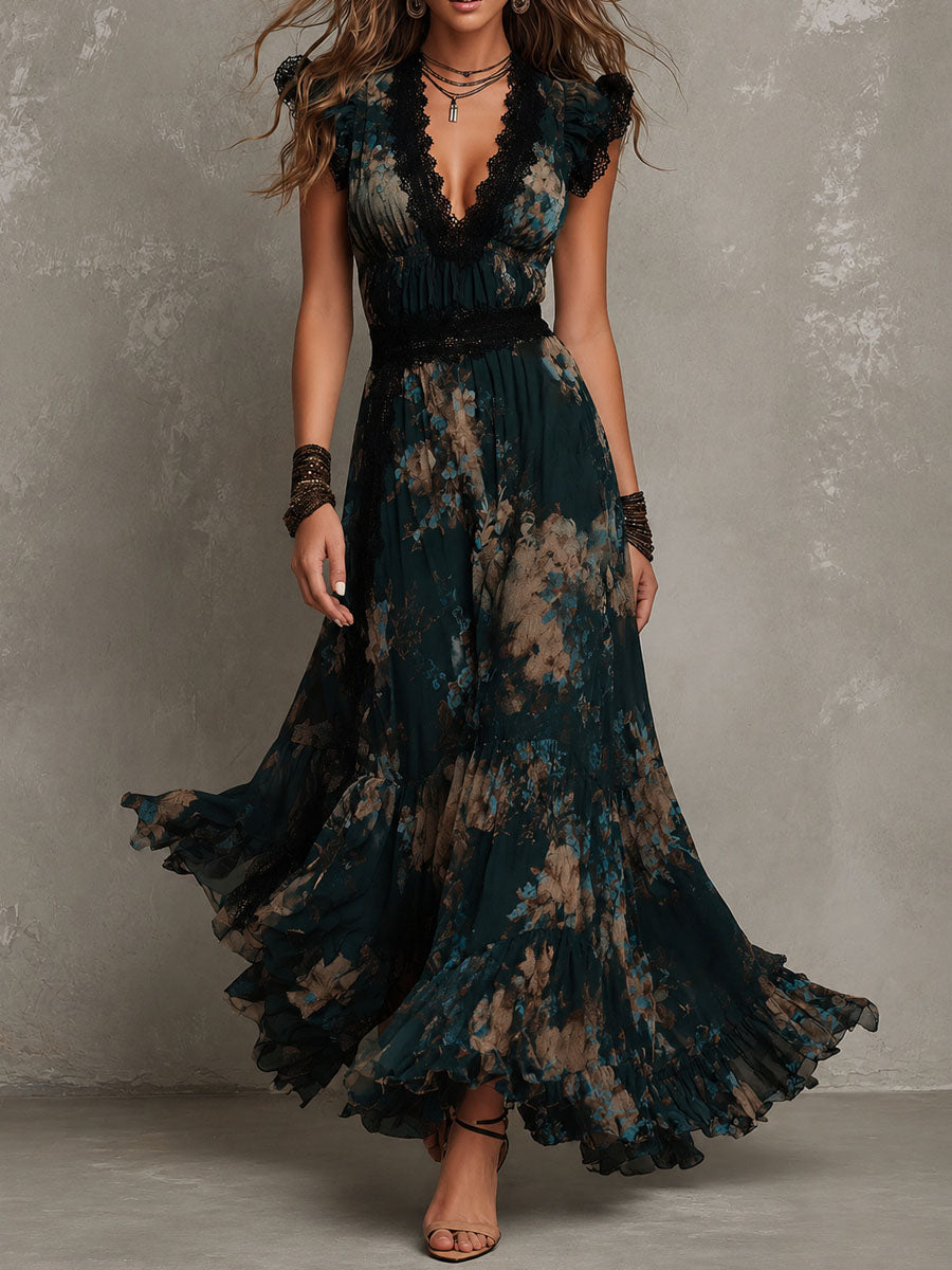 Athénaïs | Robe Forêt Enchantée