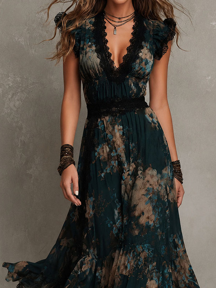 Athénaïs | Robe Forêt Enchantée