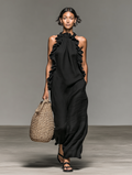 Lucienne | Robe Maxi à Poches et Volants
