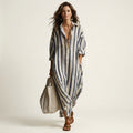 Camille | Robe Maxi Rayée