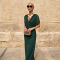 Louise | Robe élégante verte