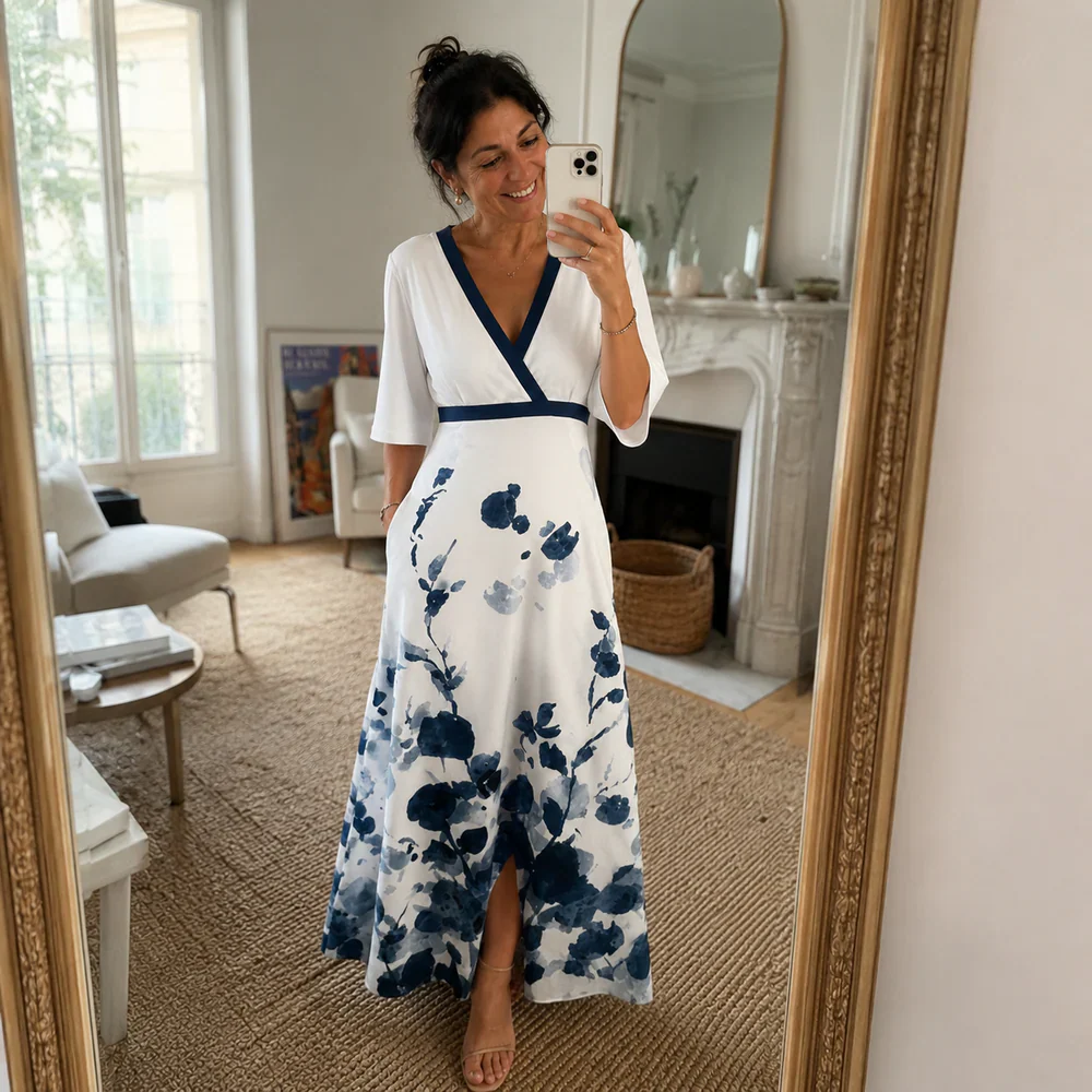Laetitia | Ensemble Trois Pièces, Long Gilet Bohème