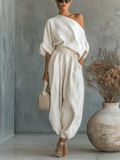 Mila™ | Ensemble 2 pièces encolure bardot