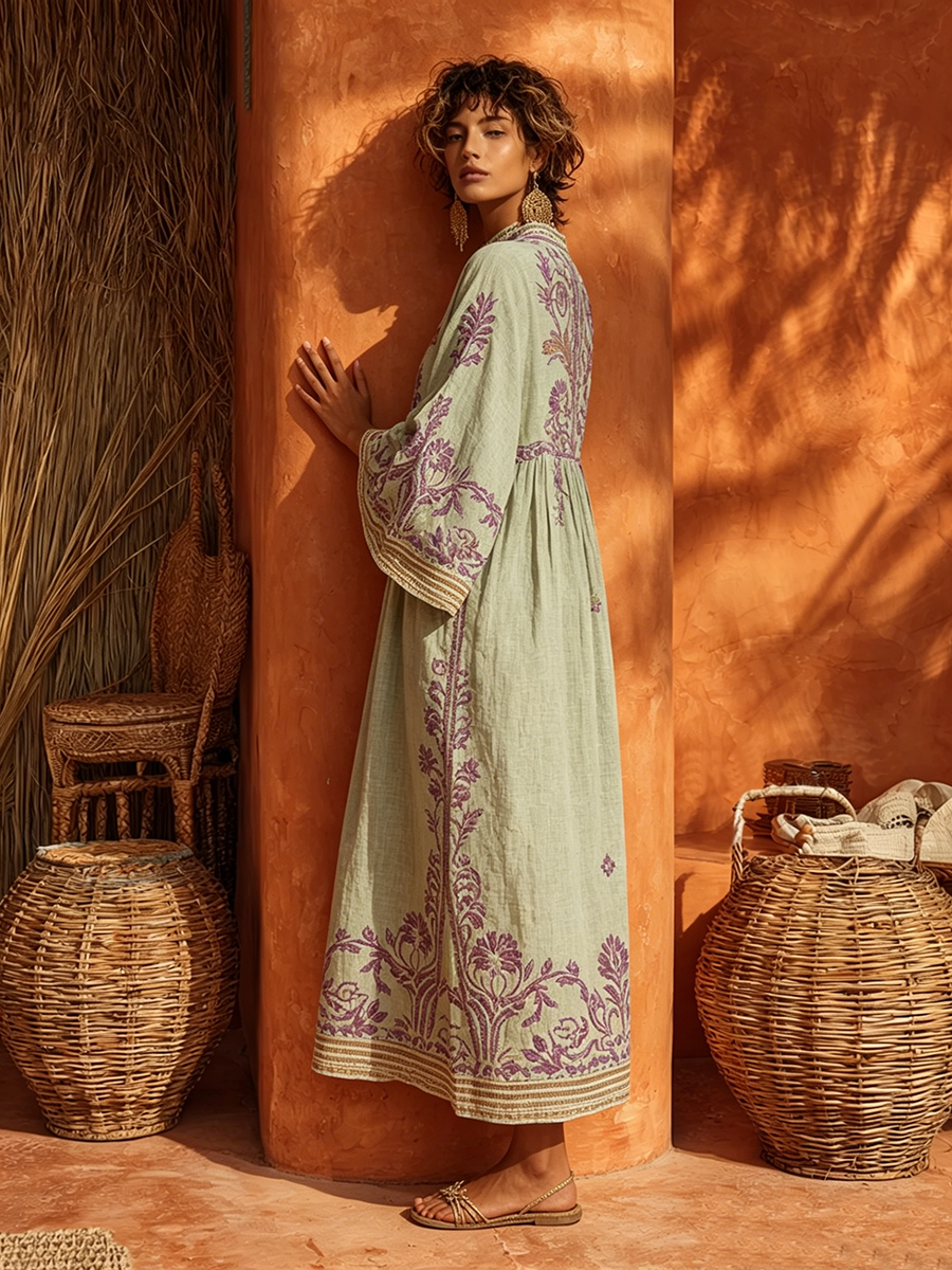 Célestine | Robe Bohème Charme Méditerranéen